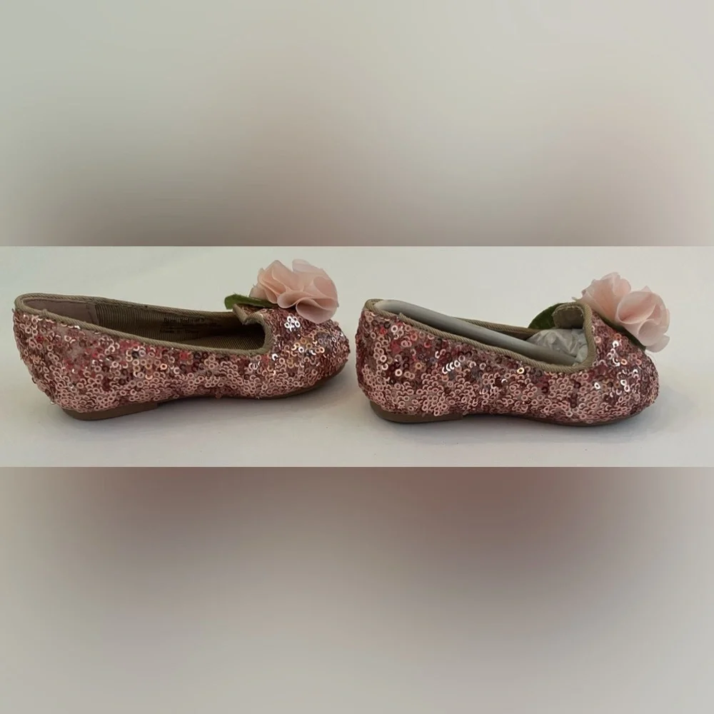 Never worn Joyfolie Rosie baby toddler girl sequin shoes Sz 5